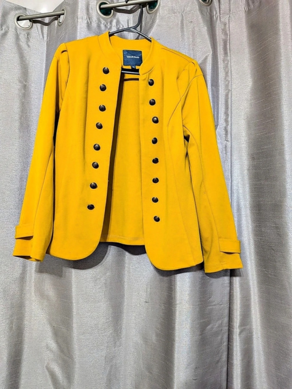 ModCloth Glam Believer Jacket Yellow Blazer